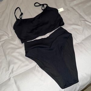 AERIE Ribbed Bikini Set!